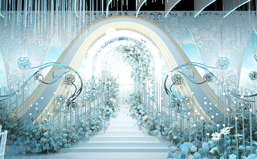 崂山釡香烙馍村水晶厅效果展示